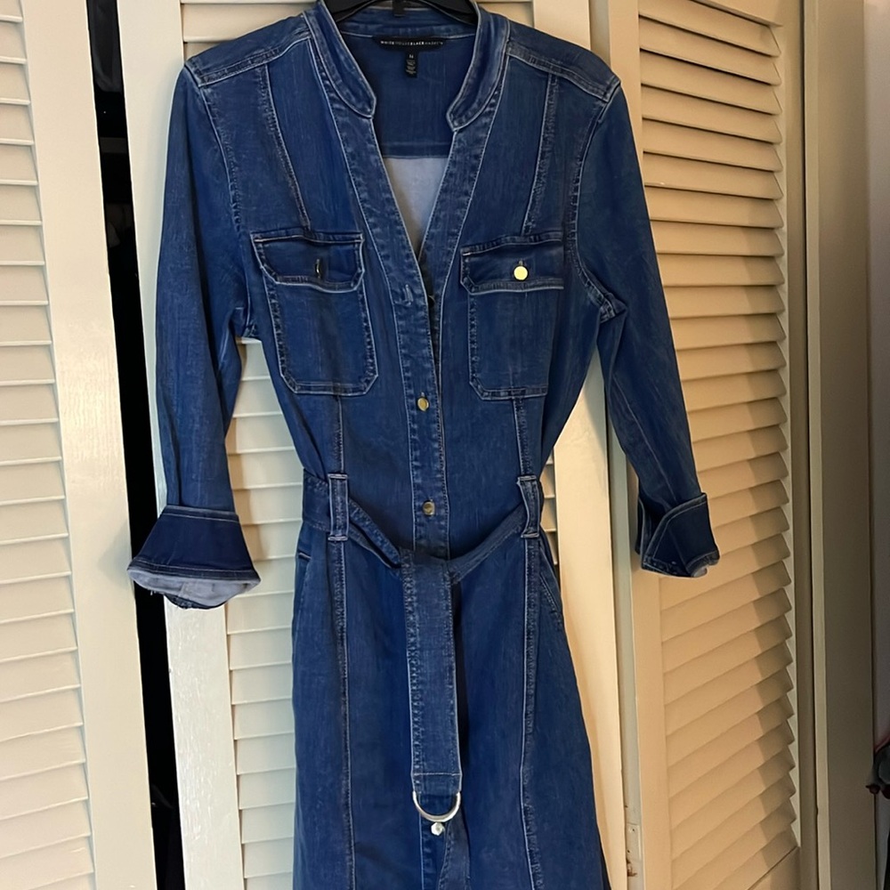 Size 14 White House Black Market Denim dress.
